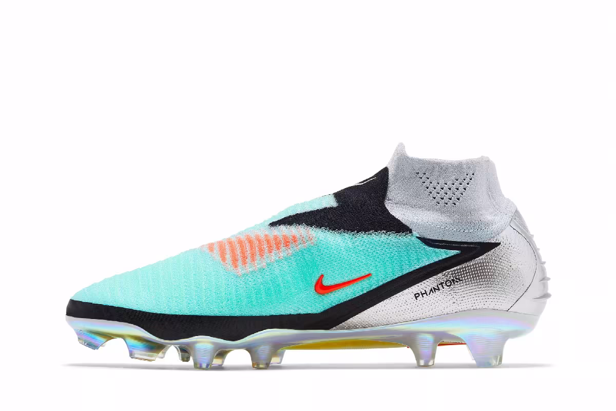 Nike Phantom 6 High Elite FG Chrome Black, view 4