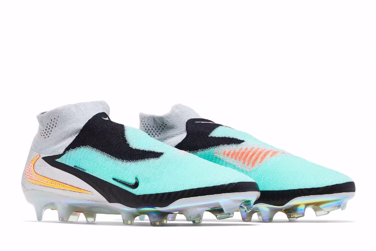 Nike Phantom 6 High Elite FG Chrome Black, view 9