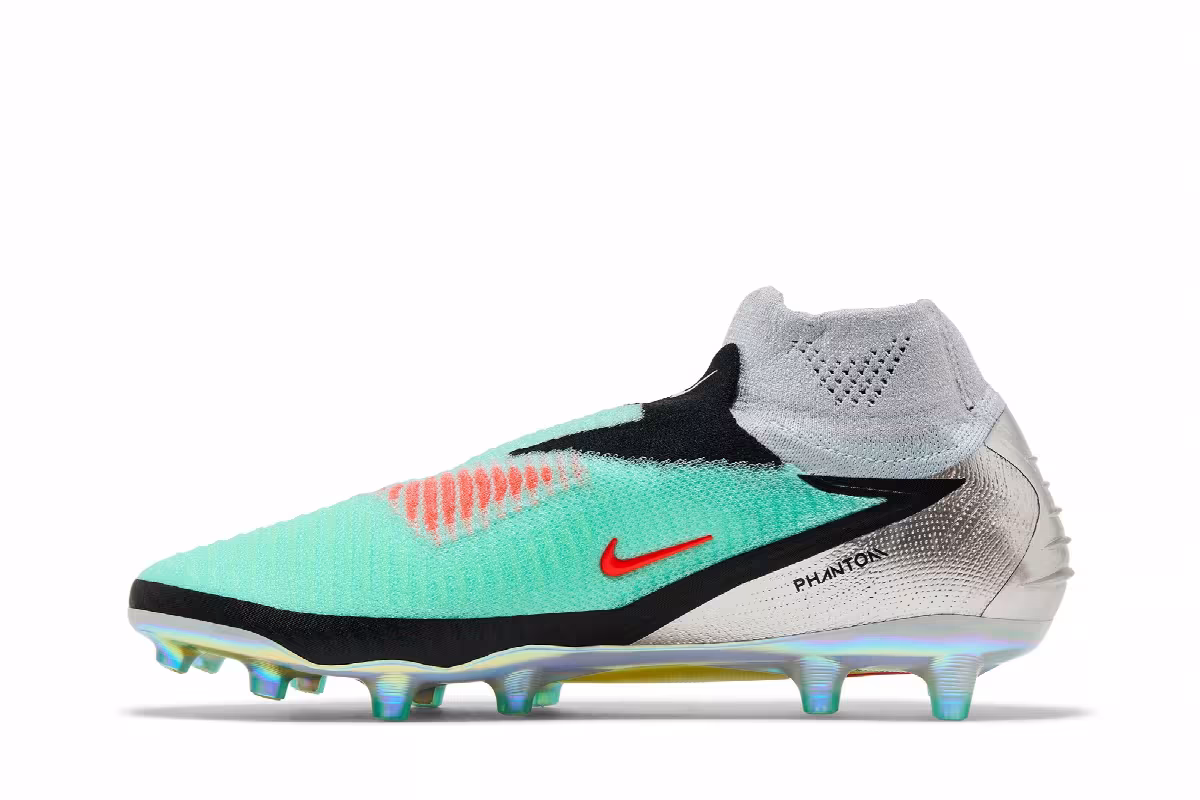 Nike Phantom 6 High Elite AG Chrome Black, view 4
