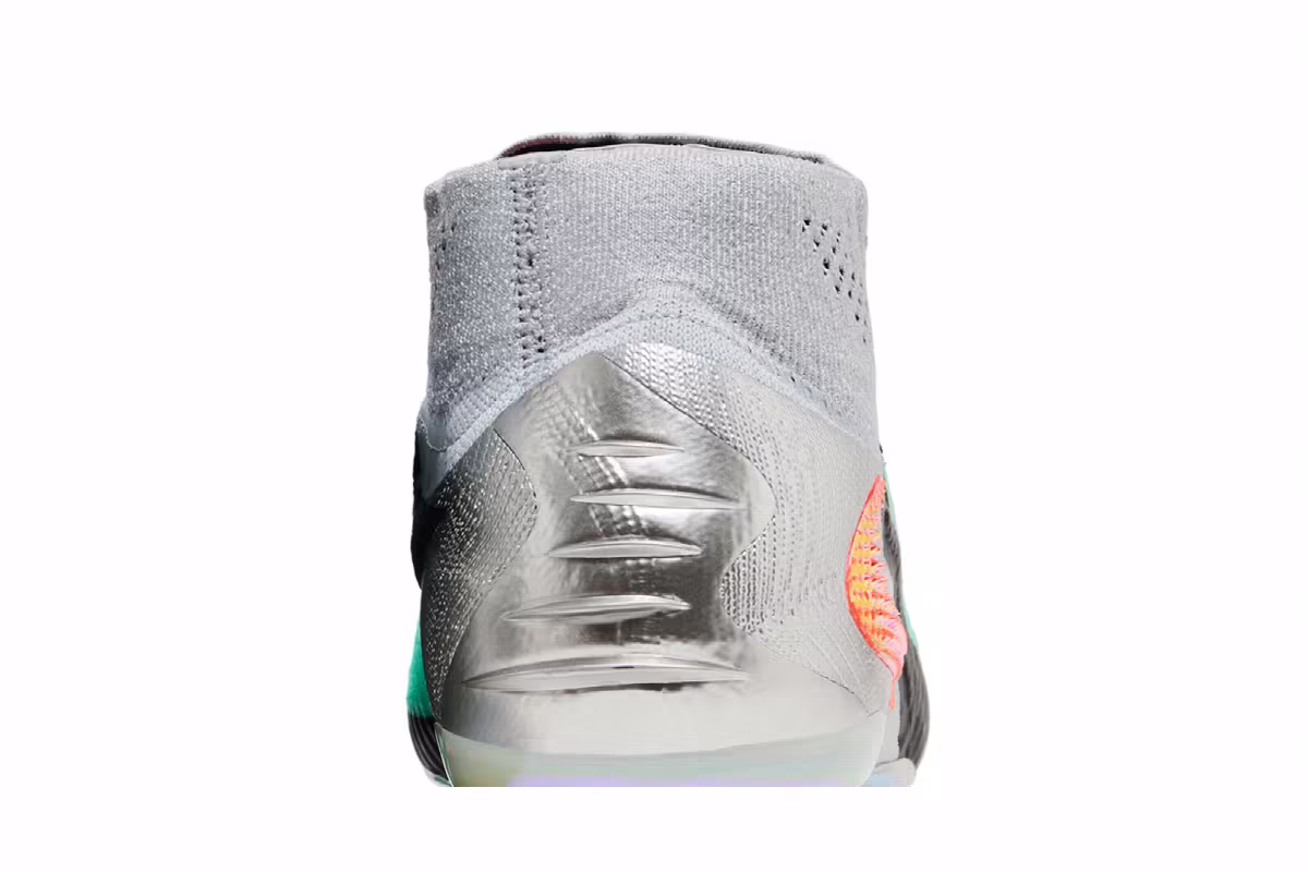 Nike Phantom 6 High Elite AG Chrome Black, view 8