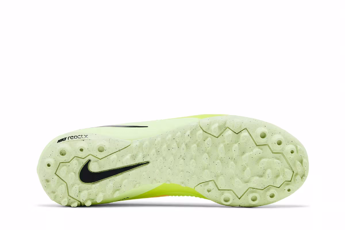 Nike Phantom 6 Low Pro TF Hyper Crimson Limelight, view 5