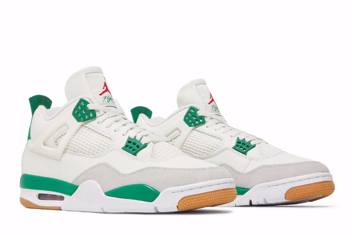 Nike SB x Air Jordan 4 SP Pine Green, view 9