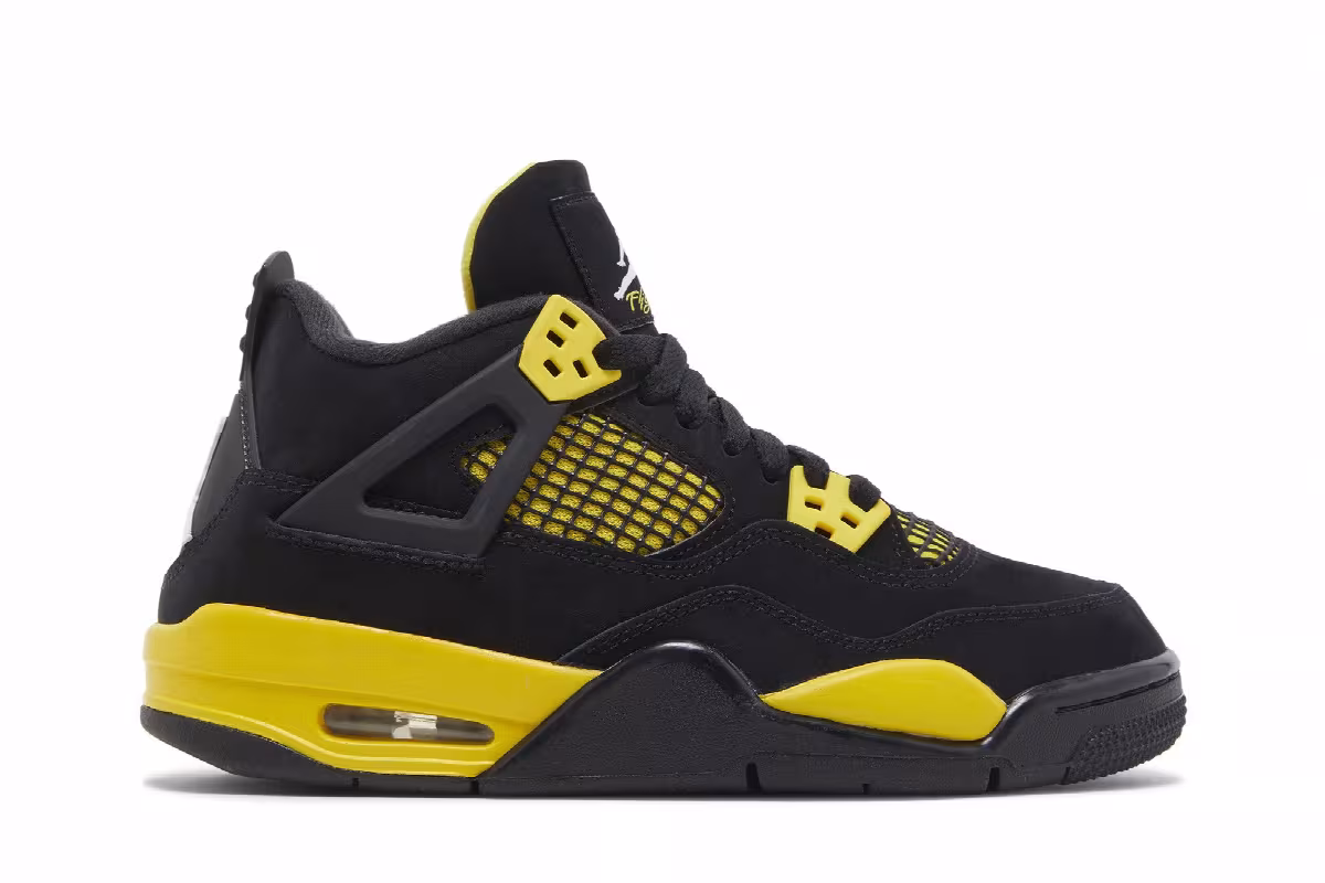 Air Jordan 4 GS Thunder 2023, view 2