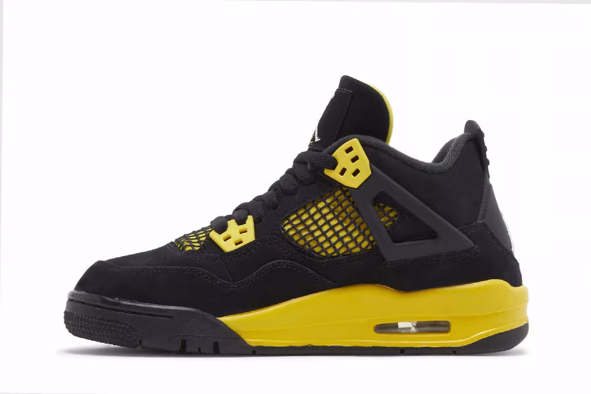 Air Jordan 4 GS Thunder 2023, view 4