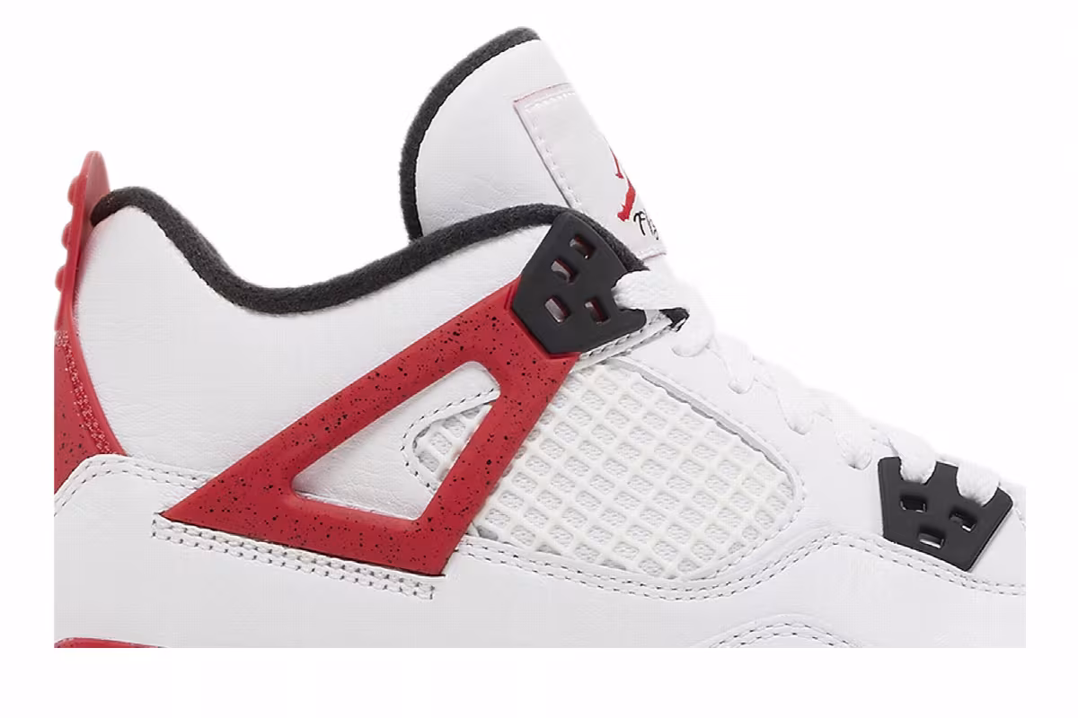 Air Jordan 4 GS Red Cement, view 3