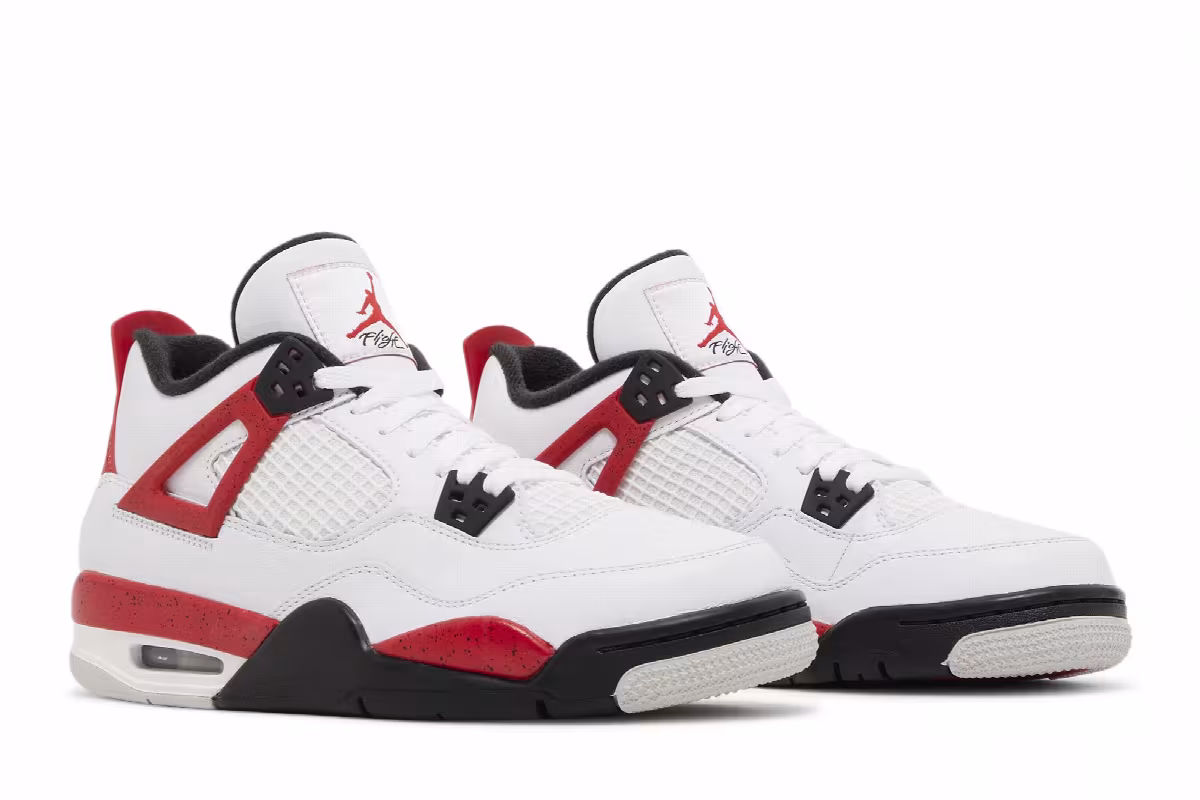 Air Jordan 4 GS Red Cement, view 9