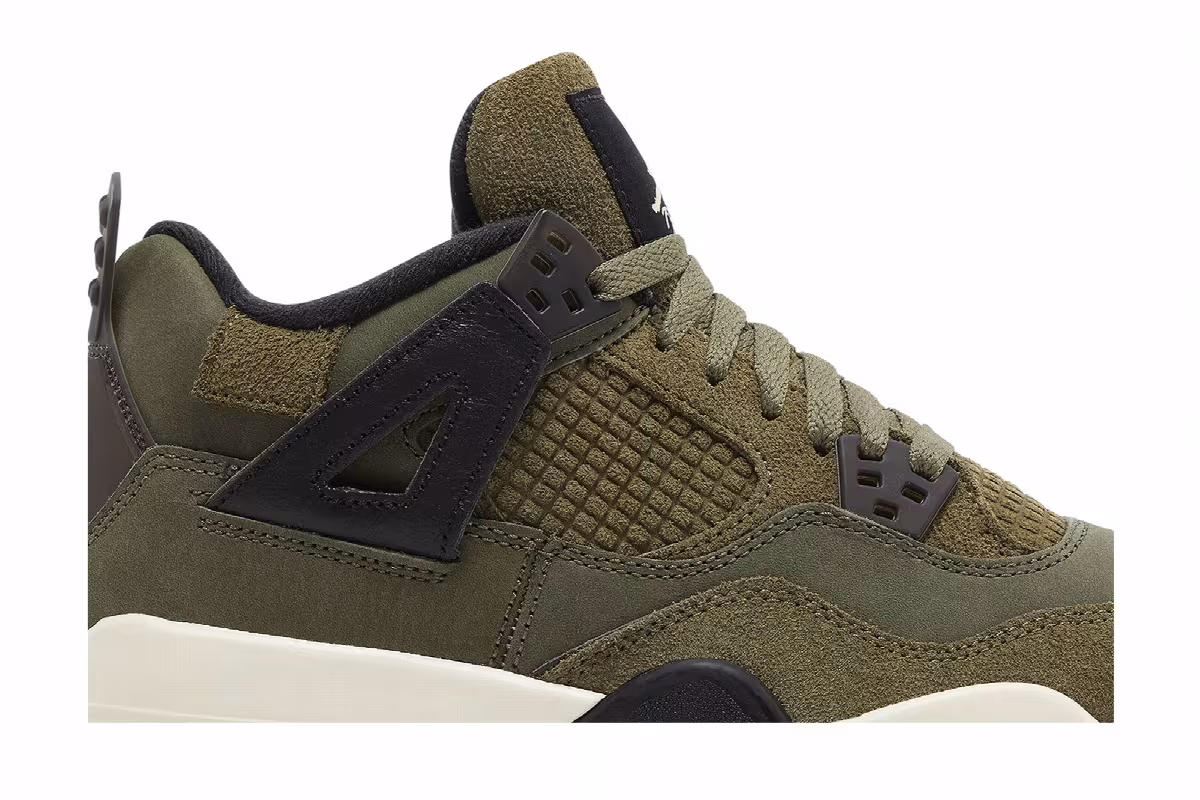 Air Jordan 4 SE Craft GS Olive, view 3