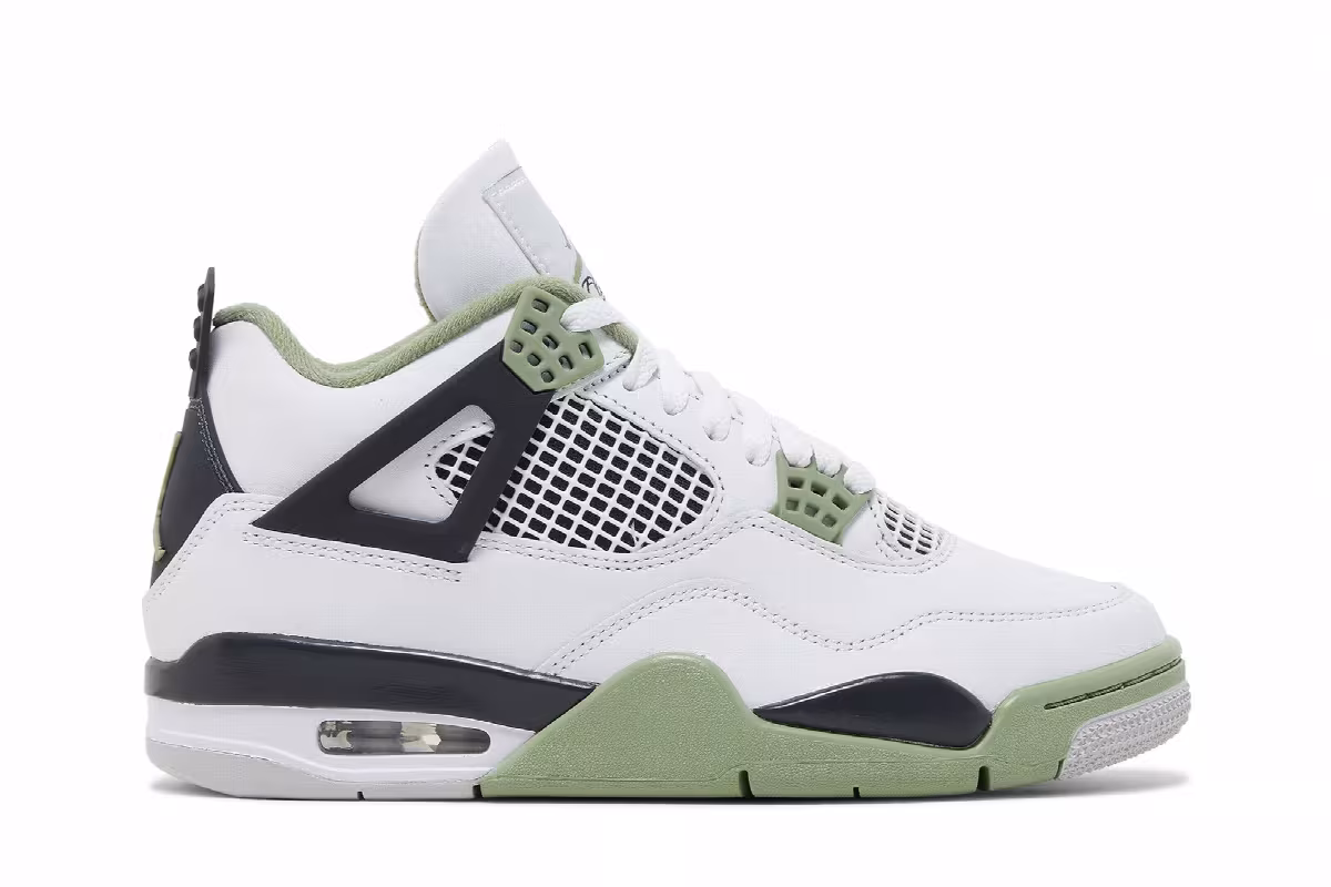 Women's Air Jordan 4 Seafoam, view 2