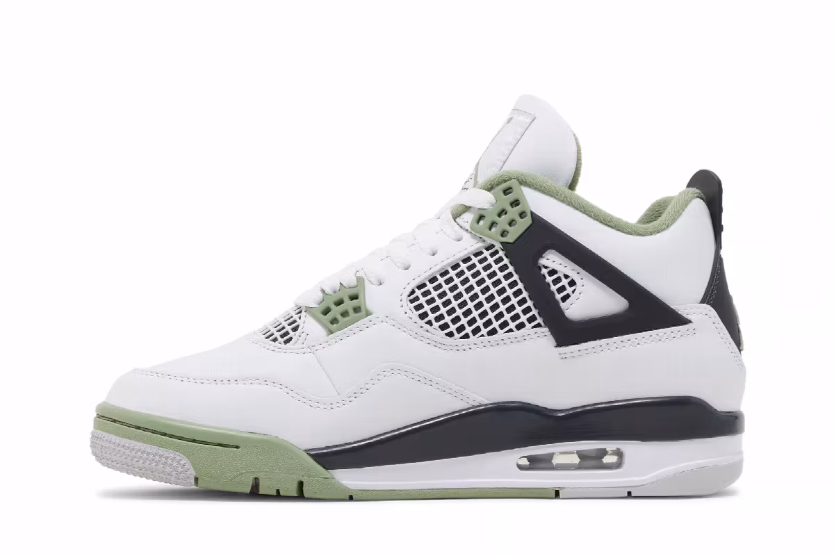 Women's Air Jordan 4 Seafoam, view 4