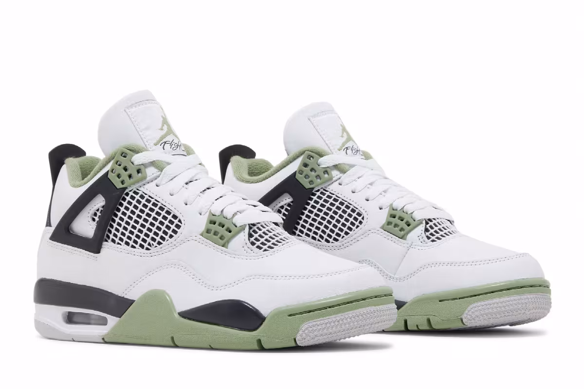 Women's Air Jordan 4 Seafoam, view 9