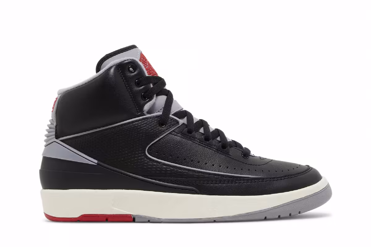 Air Jordan 2 Black Cement, view 2