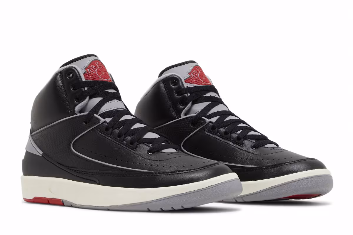 Air Jordan 2 Black Cement, view 9