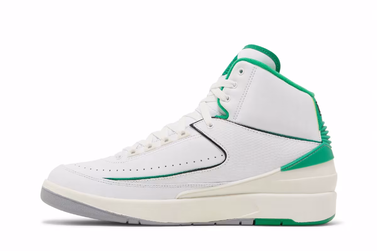 Air Jordan 2 Lucky Green, view 4