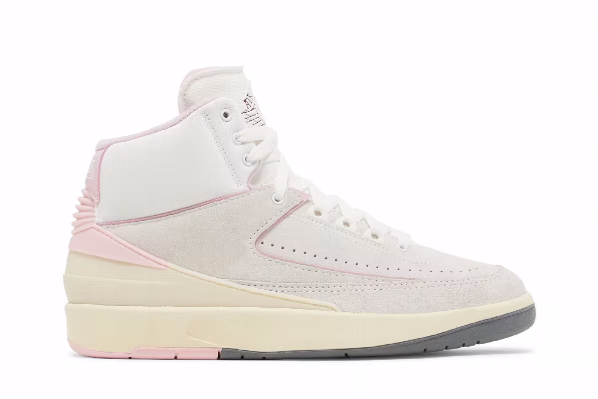 Women's Air Jordan 2 Soft Pink, view 2