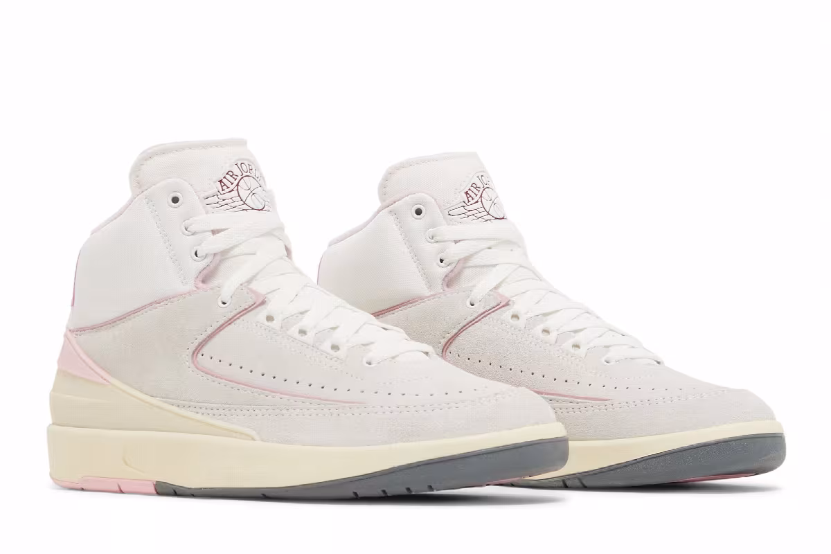 Women's Air Jordan 2 Soft Pink, view 9