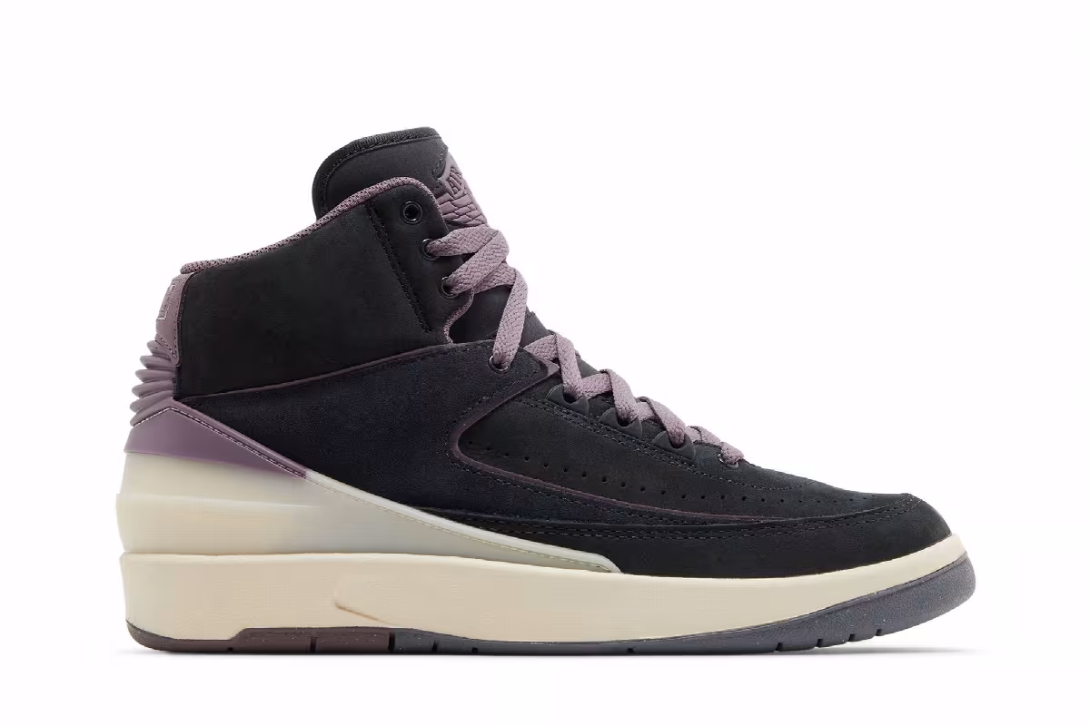 Women's Air Jordan 2 Off Noir Mauve, view 2