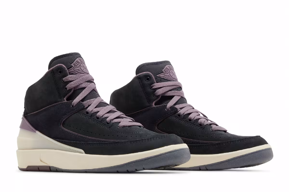 Women's Air Jordan 2 Off Noir Mauve, view 9