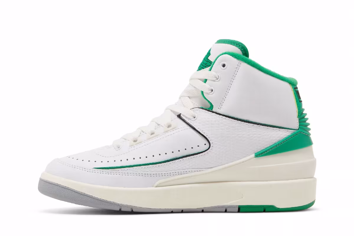 Air Jordan 2 GS Lucky Green, view 4