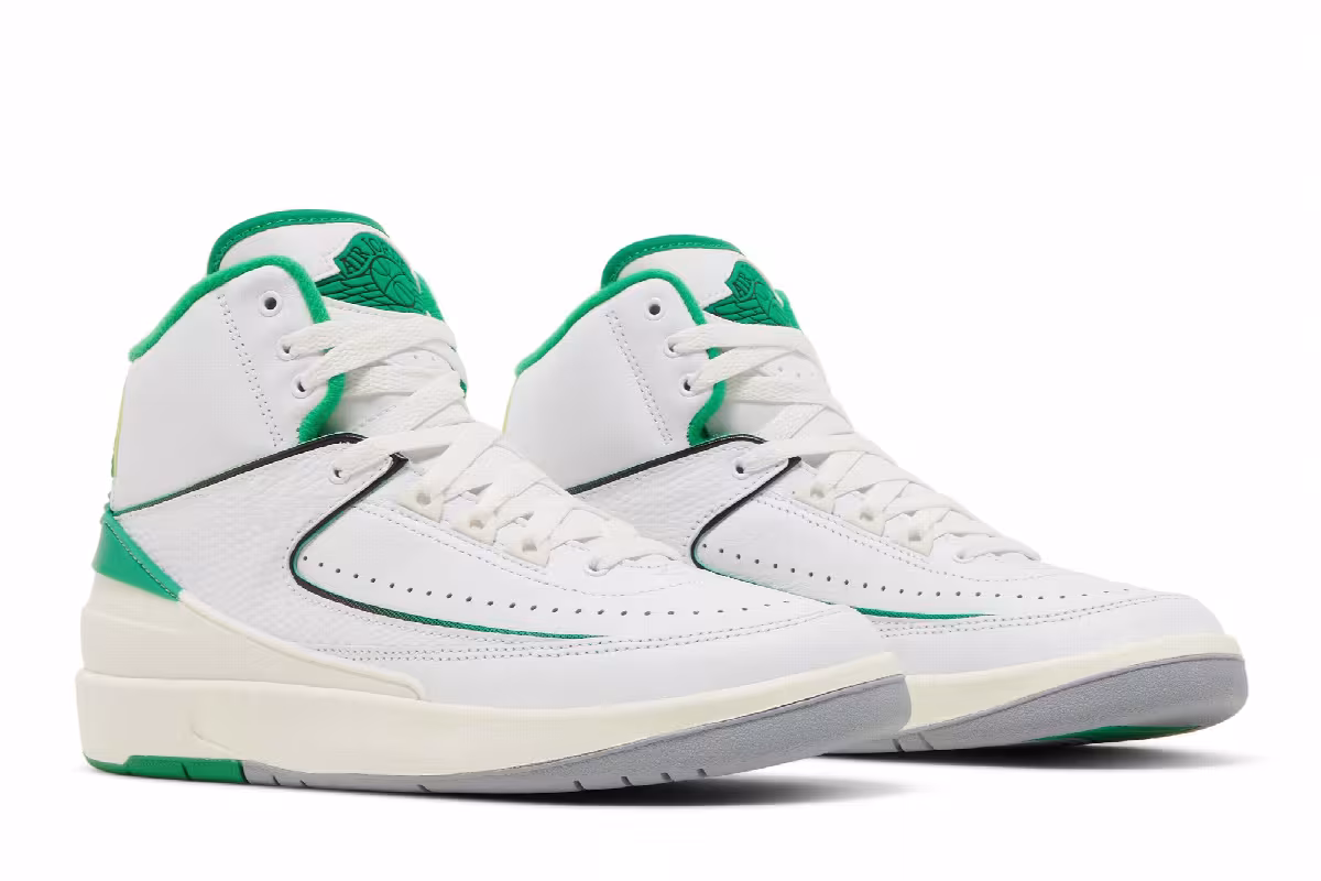 Air Jordan 2 GS Lucky Green, view 9