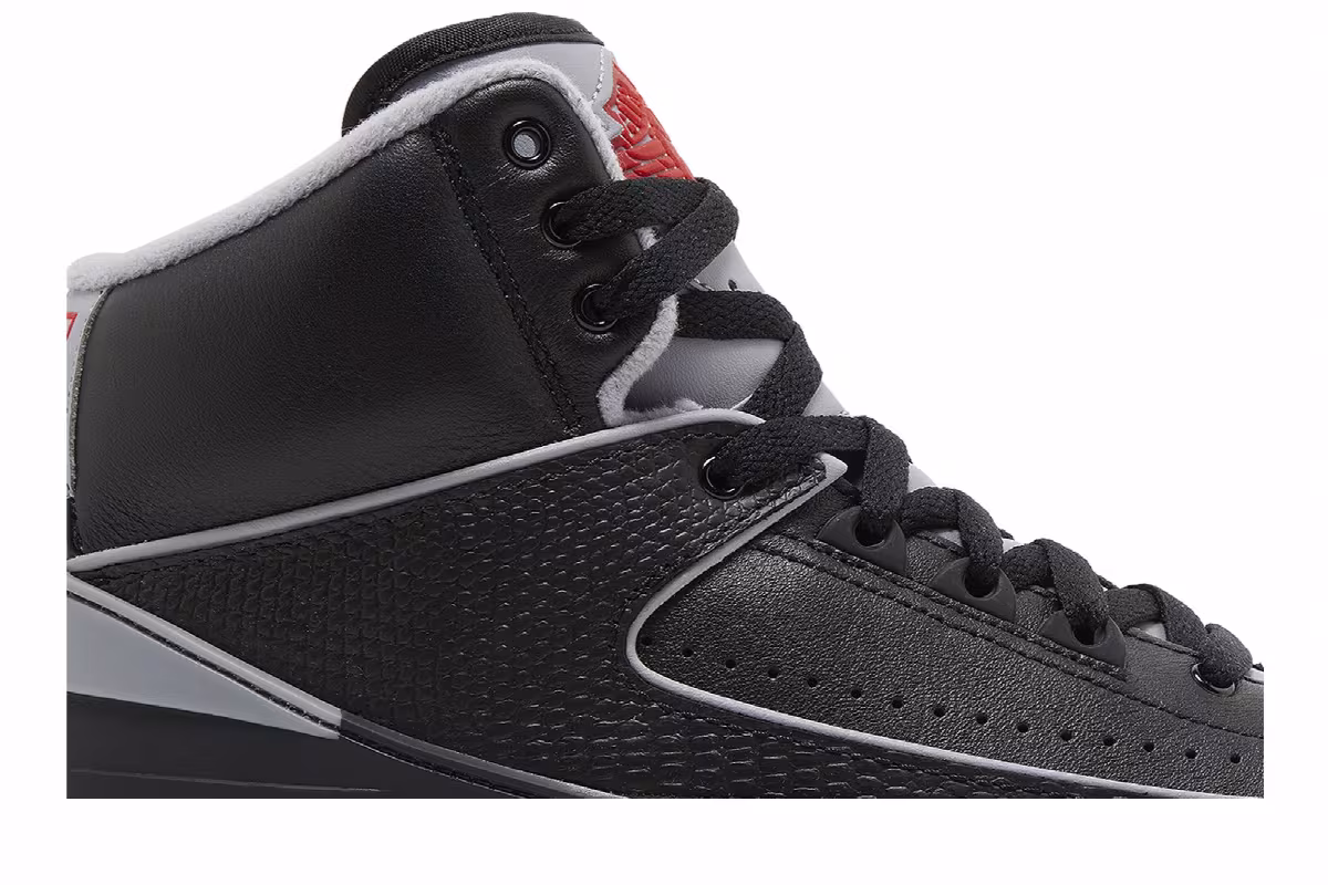 Air Jordan 2 GS Black Cement, view 3