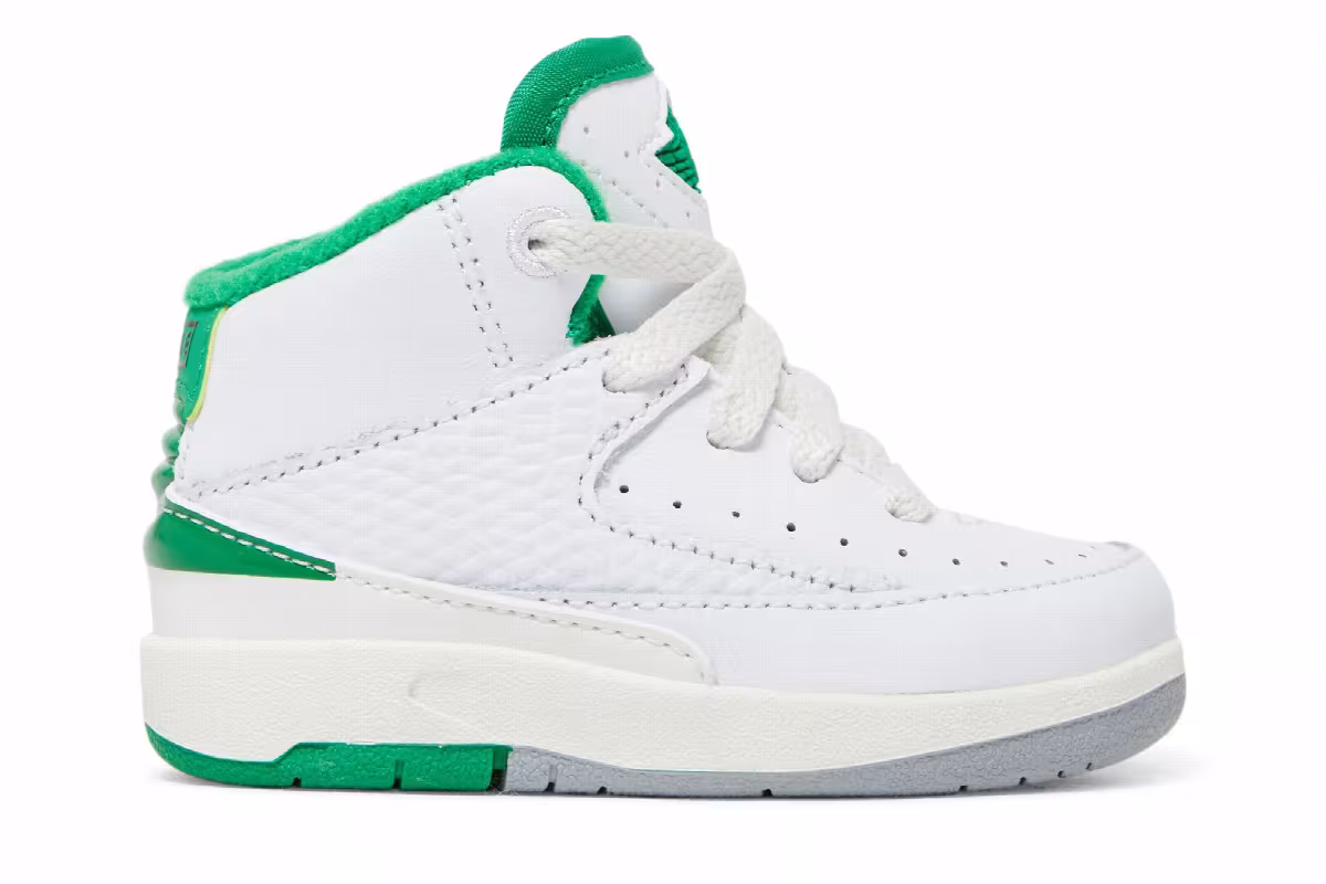 Air Jordan 2 TD Lucky Green, view 2