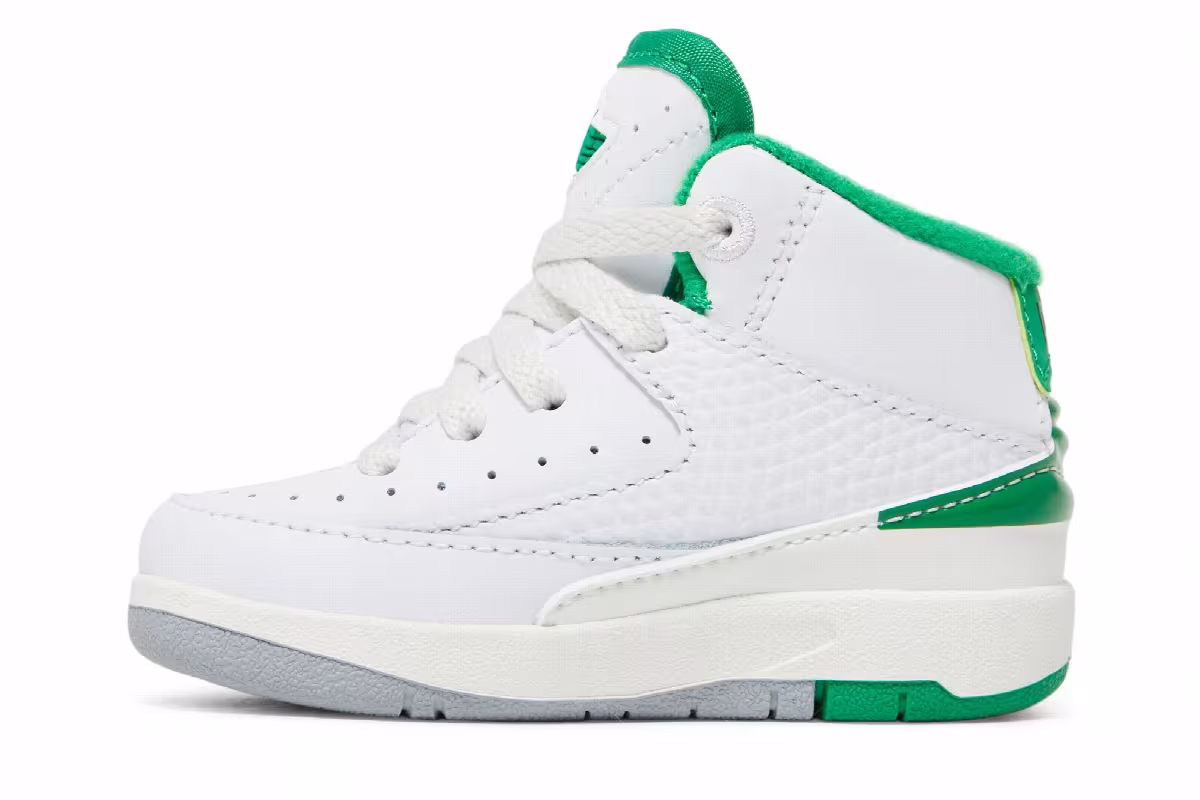 Air Jordan 2 TD Lucky Green, view 4