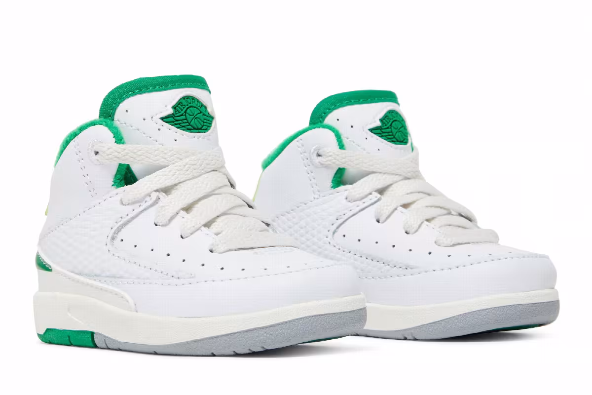 Air Jordan 2 TD Lucky Green, view 9