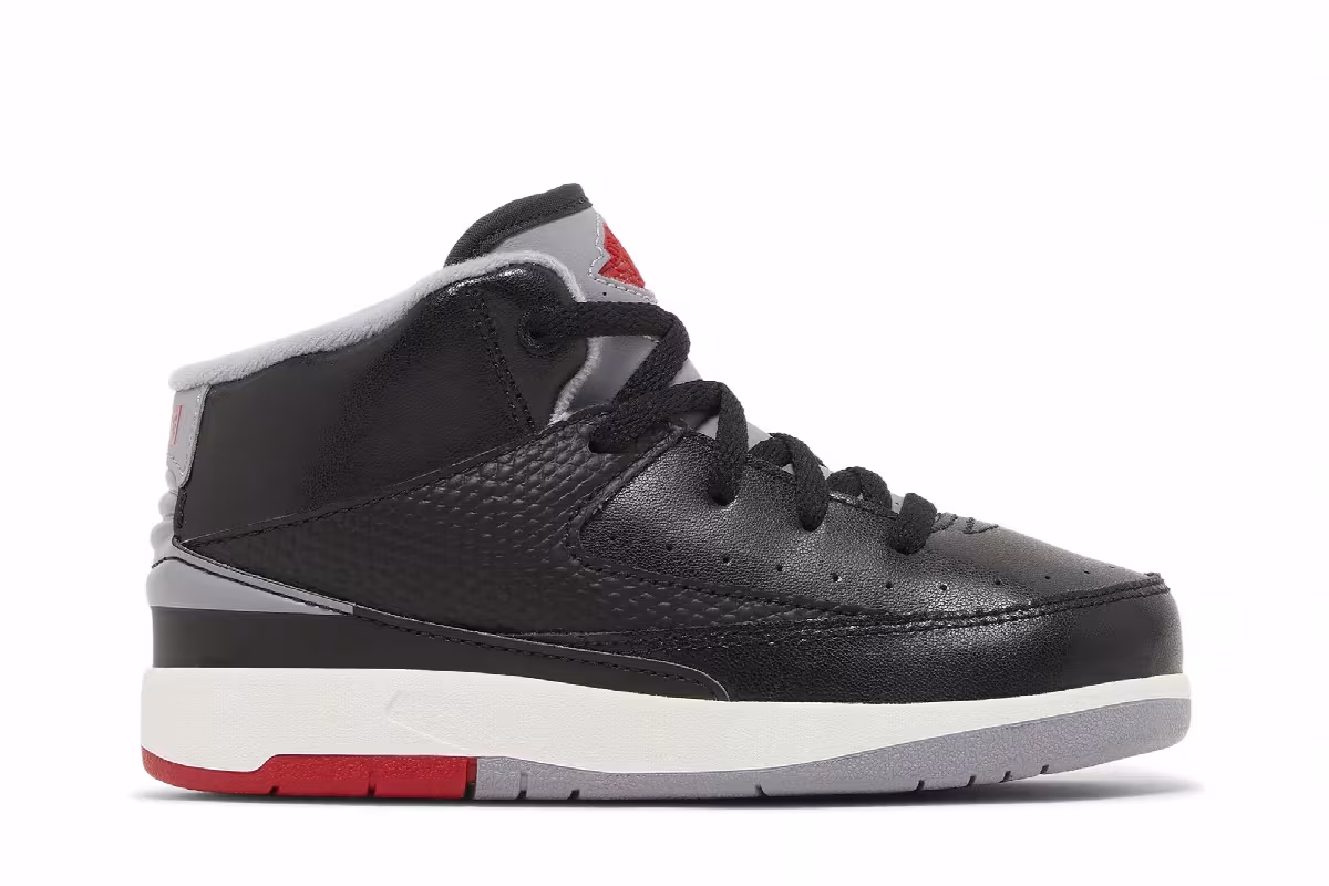 Air Jordan 2 TD Black Cement, view 2