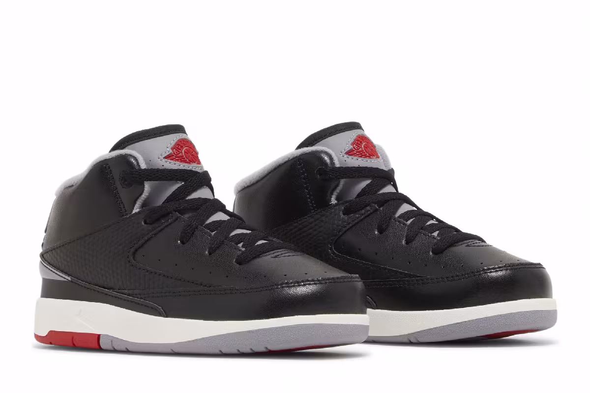 Air Jordan 2 TD Black Cement, view 9