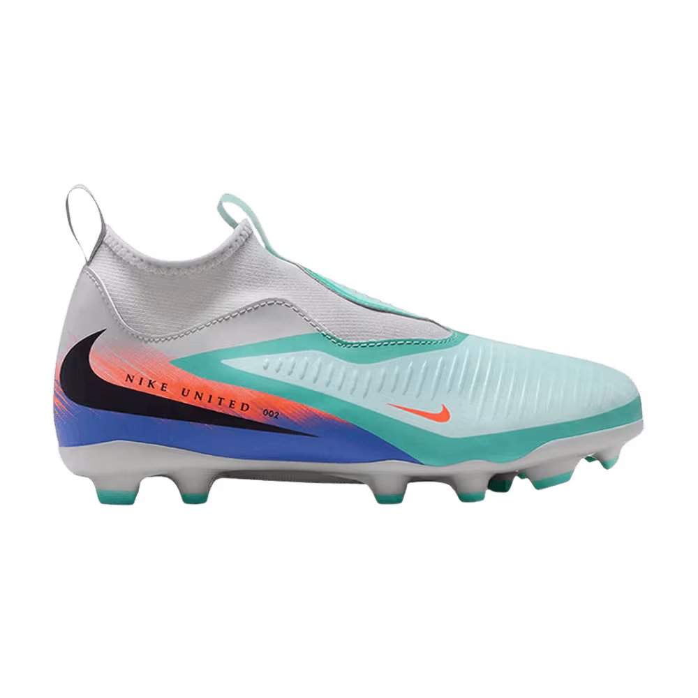 Nike United Jr. Phantom 6 High Academy GS Pistachio Frost/Hyper Orange