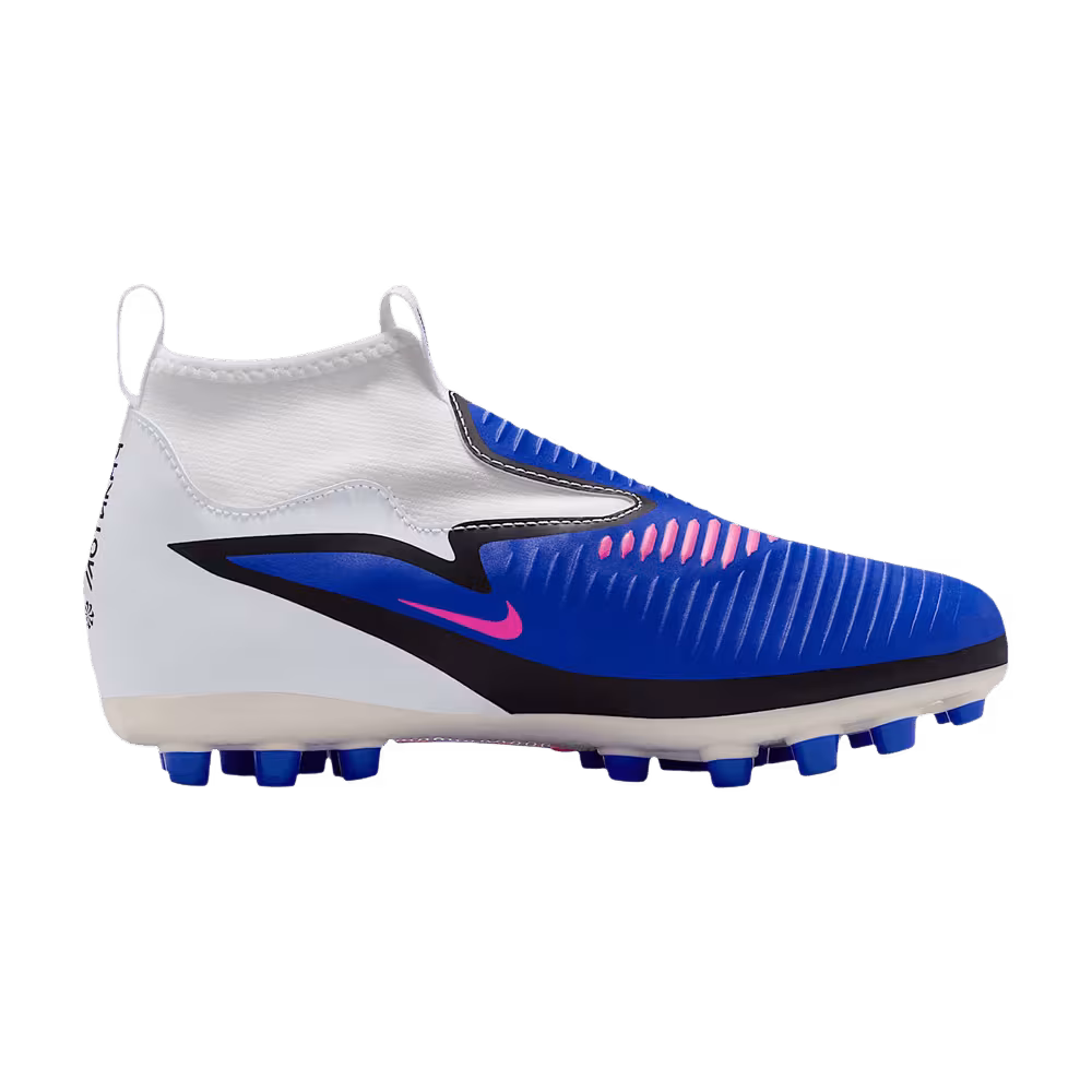 Nike Jr. Phantom 6 High Academy MG GS Racer Blue
