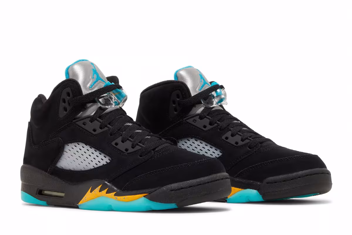 Air Jordan 5 GS Aqua, view 9