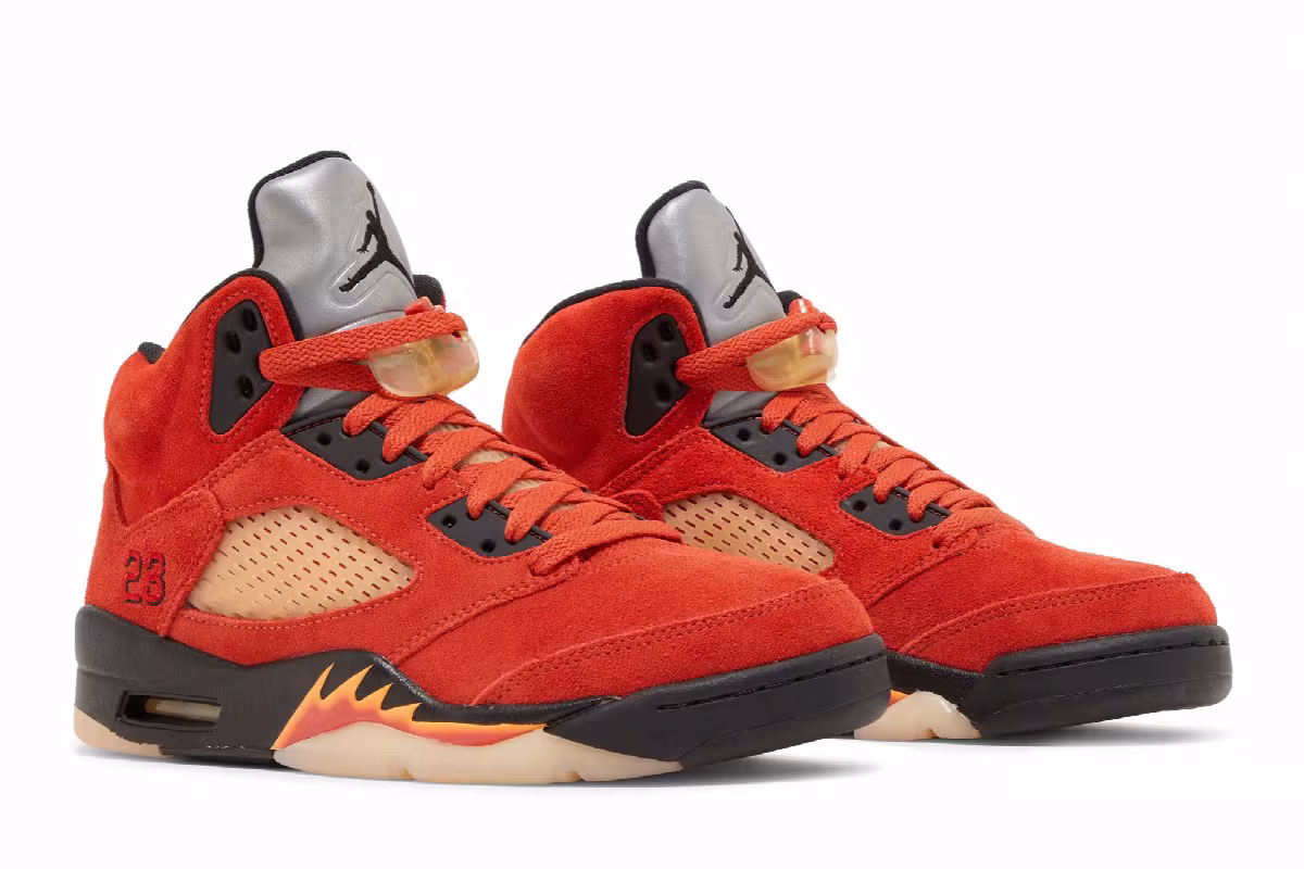 Women's Air Jordan 5 Dunk on Mars, view 9