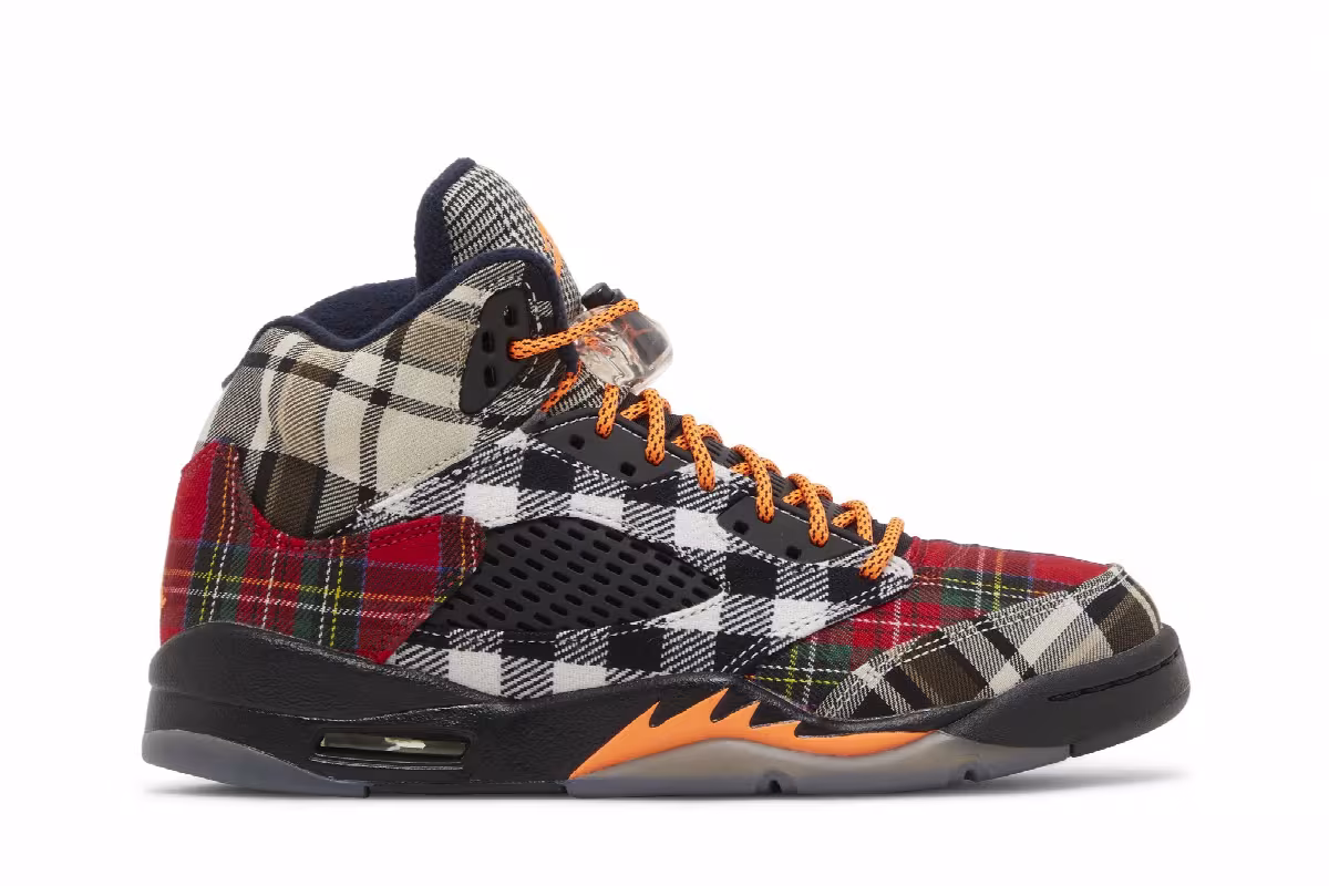 Air Jordan 5 GS Plaid, view 2