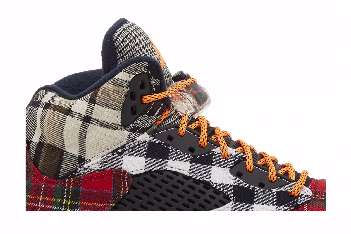 Air Jordan 5 GS Plaid, view 3