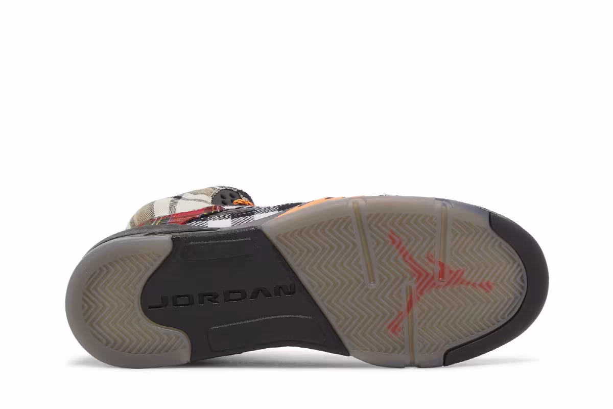 Air Jordan 5 GS Plaid, view 5
