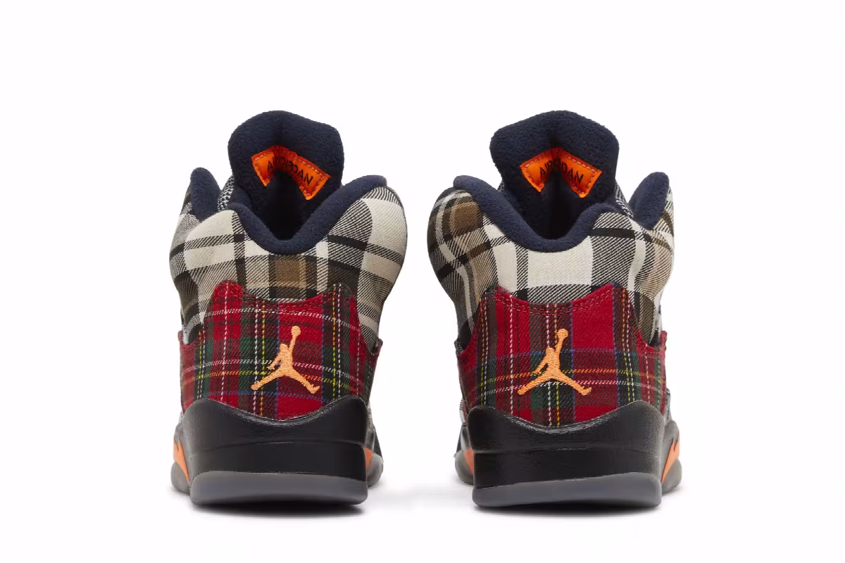 Air Jordan 5 GS Plaid, view 7