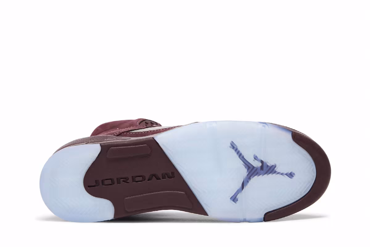 Air Jordan 5 SE GS Burgundy 2023, view 5