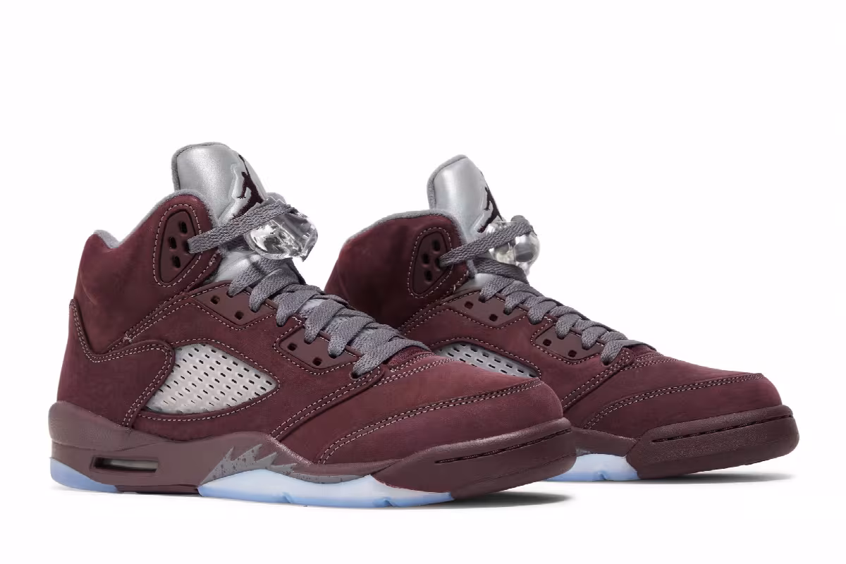 Air Jordan 5 SE GS Burgundy 2023, view 9