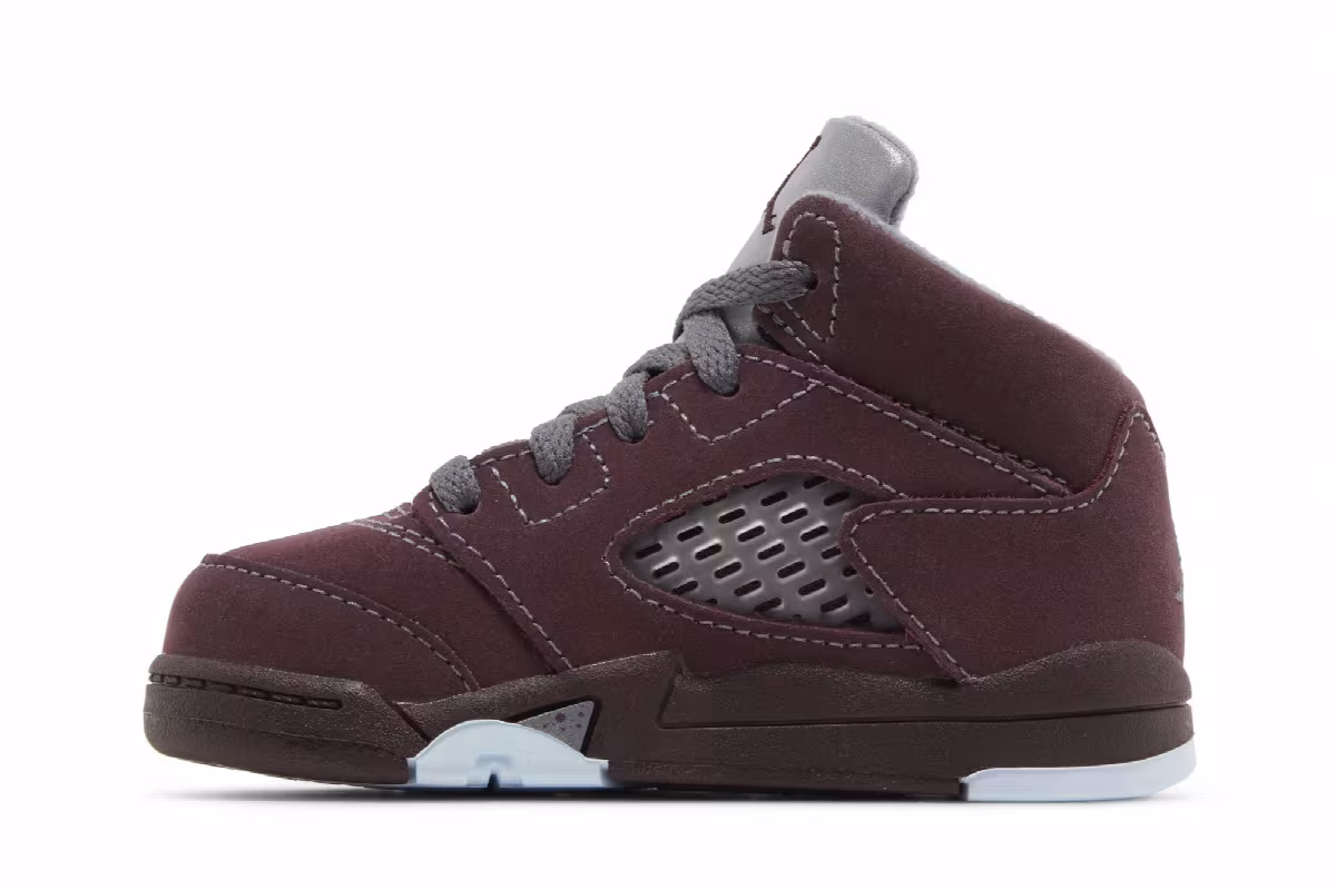 Air Jordan 5 SE TD Burgundy 2023, view 4
