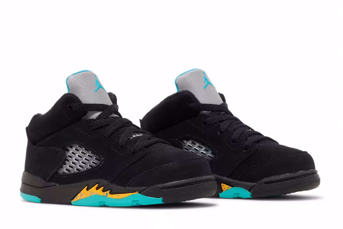 Air Jordan 5 TD Aqua, view 9