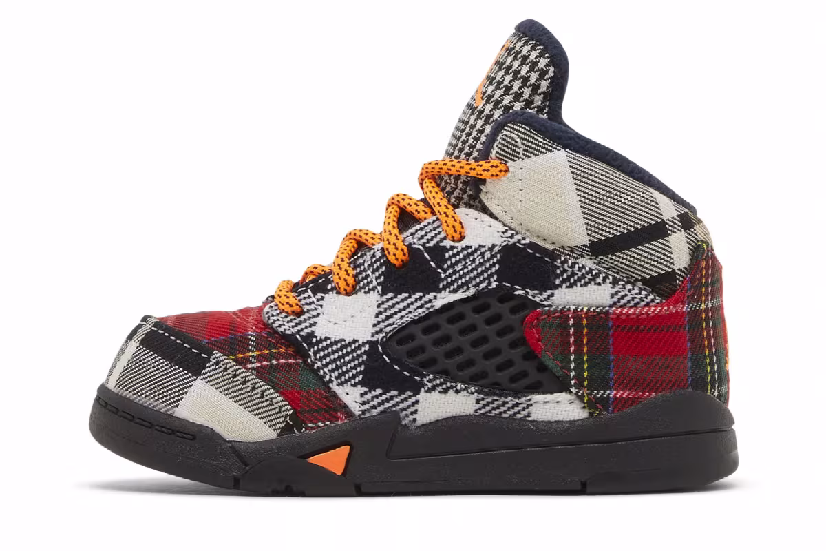 Air Jordan 5 TD Plaid, view 4