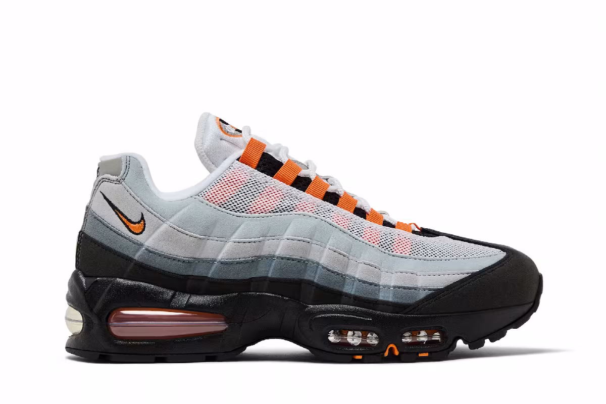 Nike Air Max 95 OG Bright Mandarin 2025, view 2
