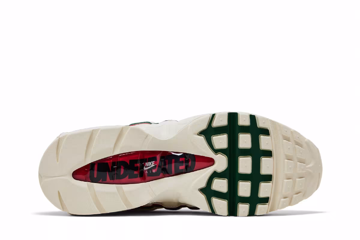 Undefeated x Nike Air Max 95 Sail, view 5