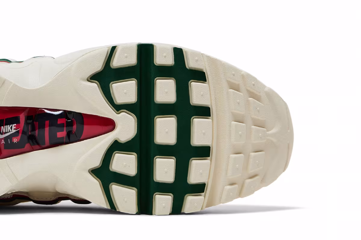 Undefeated x Nike Air Max 95 Sail, view 6