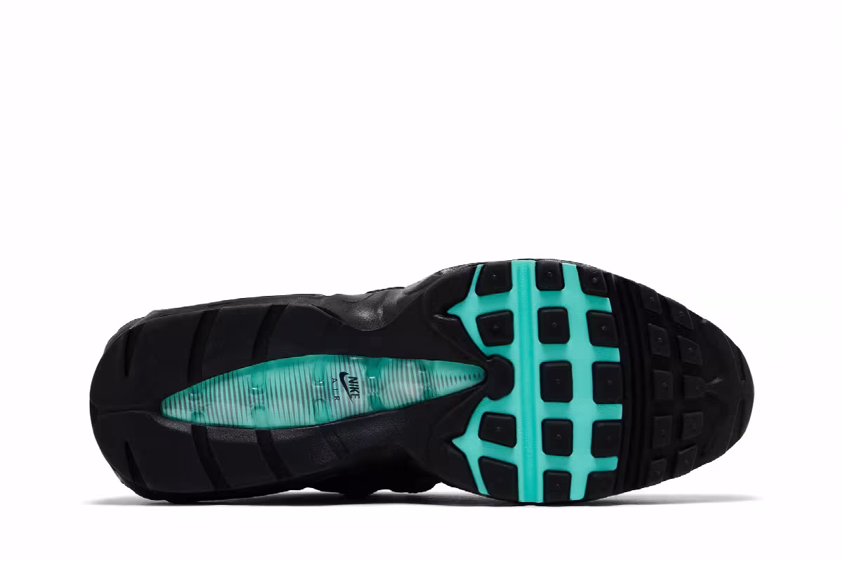 Nike Air Max 95 Black Aurora Green, view 5