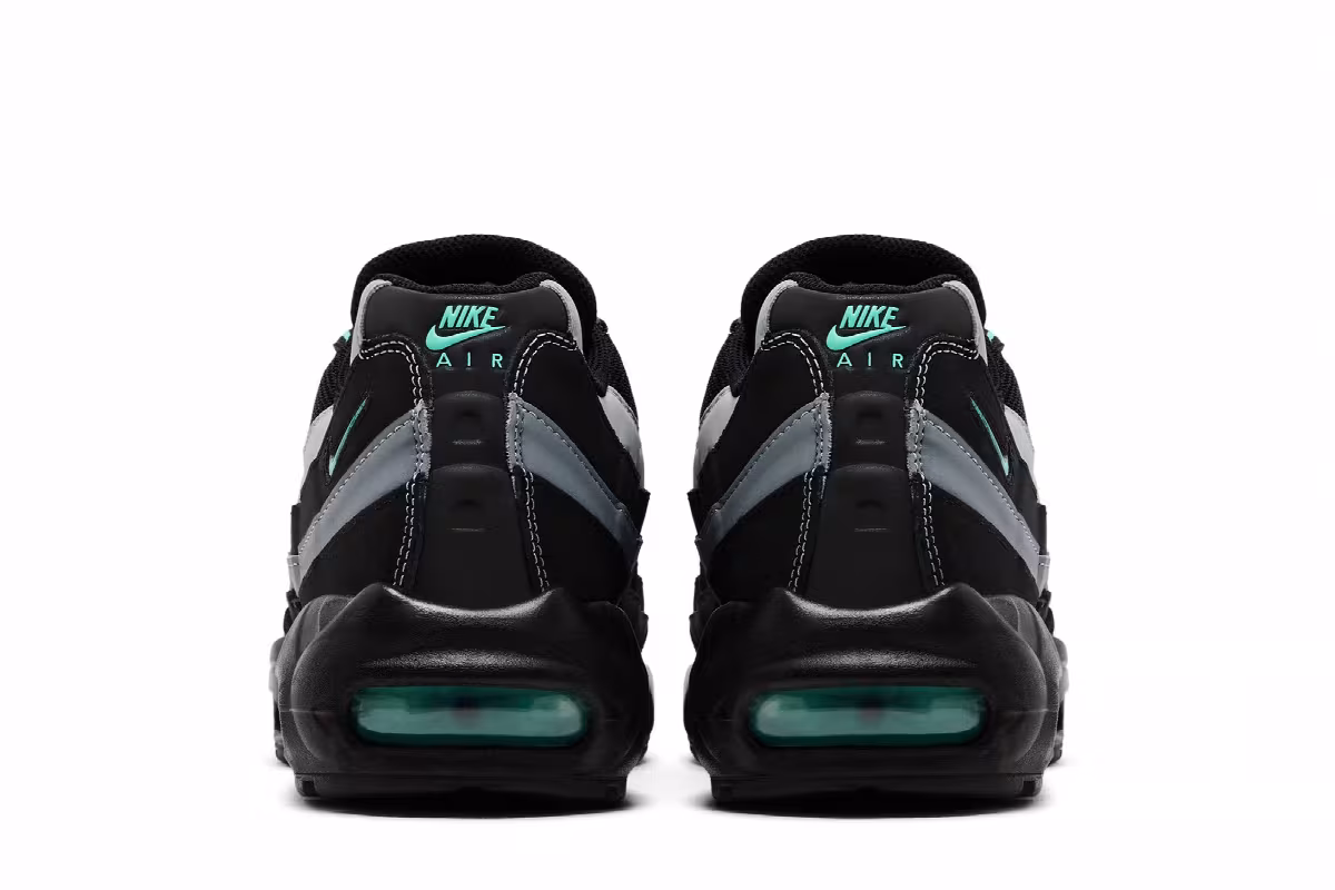 Nike Air Max 95 Black Aurora Green, view 7