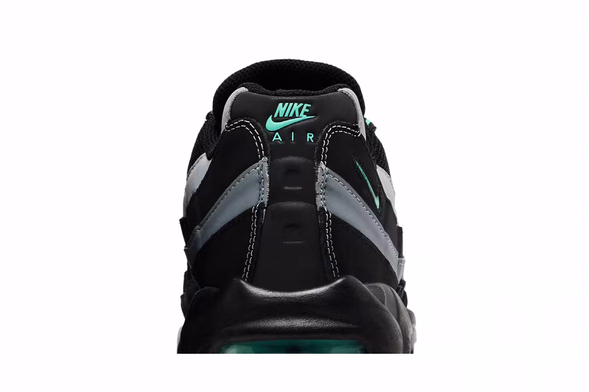 Nike Air Max 95 Black Aurora Green, view 8