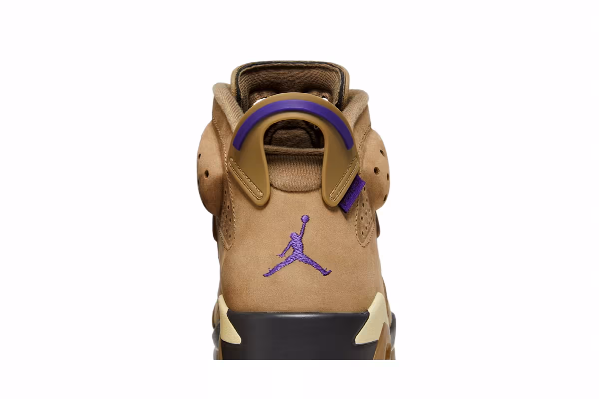 Women's Air Jordan 6 GORE-TEX Brown Kelp, view 8