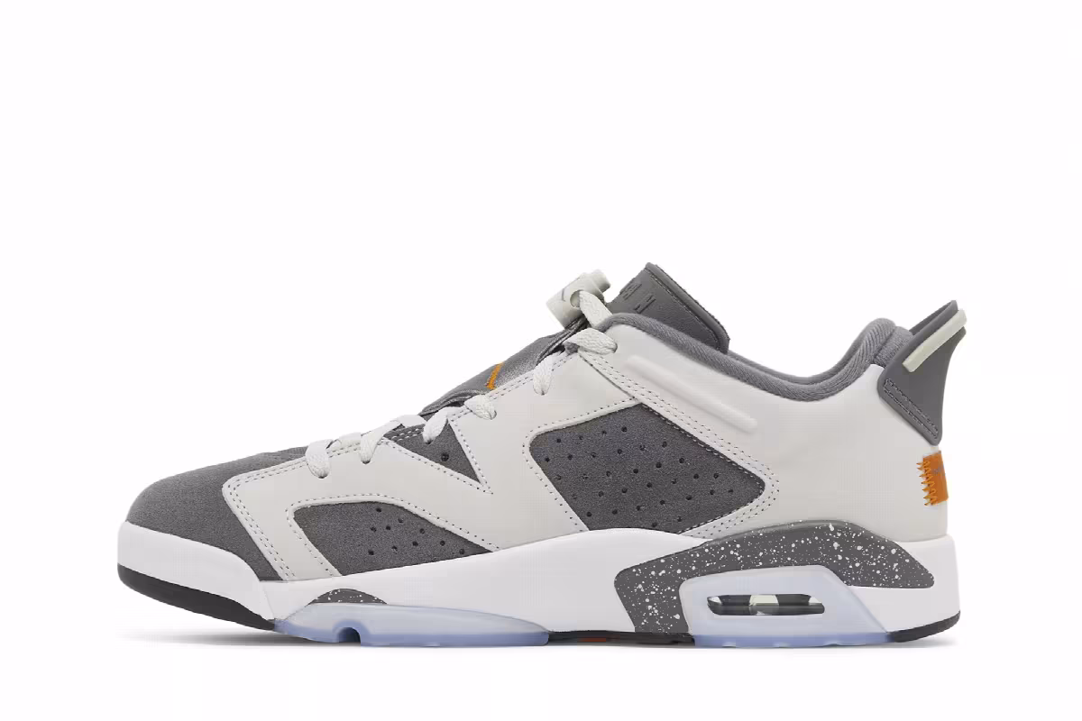 Paris Saint-Germain x Air Jordan 6 Low Iron Grey, view 4